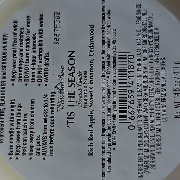 White Barn 'Tis The Season 3-wick Candle - Picture 2 of 3